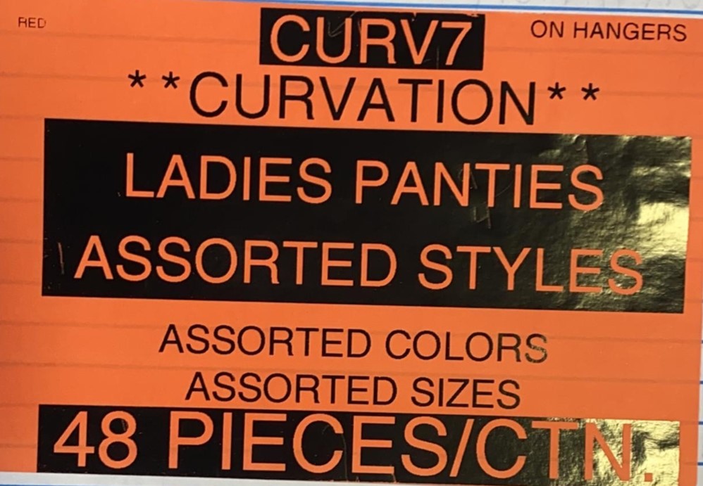 CURVATION LADIES PANTIES ASSORTED STYLES STYLE CURV7 – Atlantic Wholesale