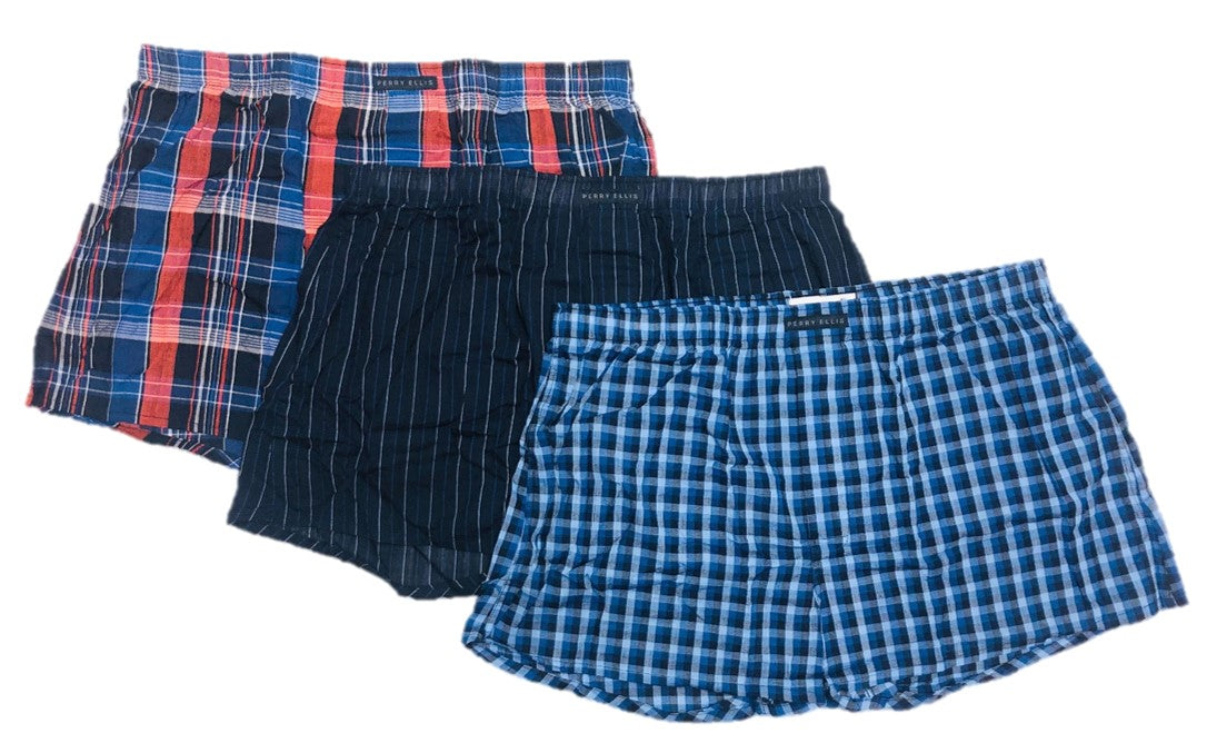3 Pack Alpha Classic Woven Boxers - Kmart