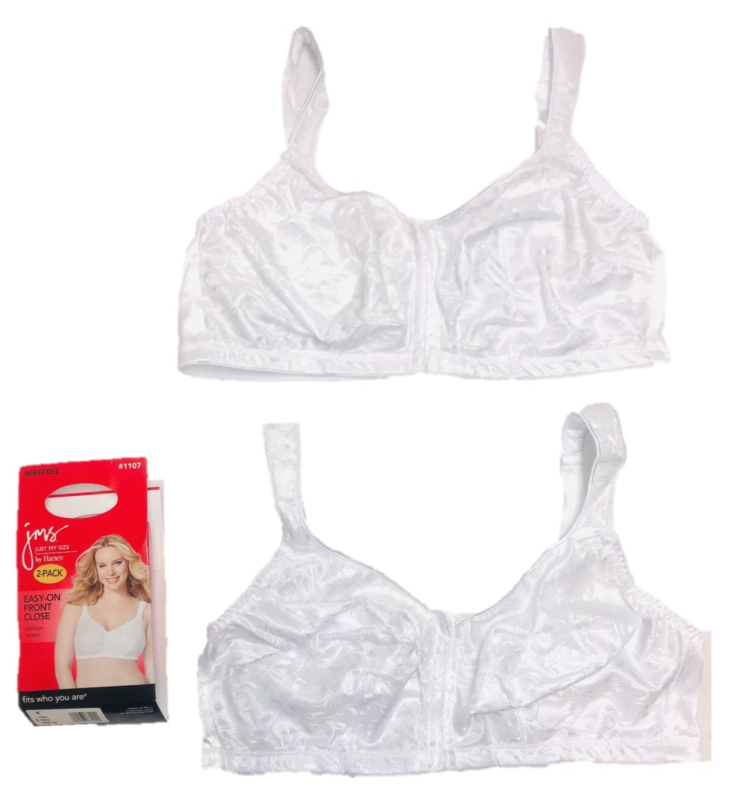 1107 - JMS Comfort Cushion Strap Front Close Wirefree Bra