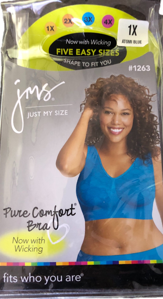 Just My Size JMS By Hanes Pure Comfort Seamless Wirefree Bra With