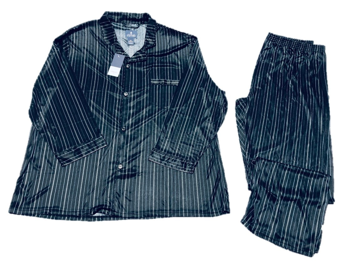 Sleep Pant Regular Fit Stafford Mens Long Sleeve Shorts