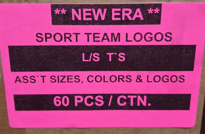 NEW ERA SPORT TEAM LOGOS L/S T'S