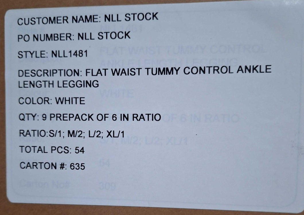 NAMASTE STYLES NLL1481, NLL1481RE, NLL1481P