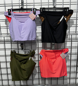 SMART N SEXY LADIES CROPPED TANKINI SET W/ REVERSIBLE BOTTOMS STYLE SA1458