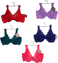 SMART & SEXY WOMENS FULL FIGURE LACE UNLINED UNDERWIRE BRA STYLE SA964