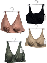 RHONDA SHEAR WOMENS RIBBED KNIT SURPLICE FRONT BRA STYLE 1692