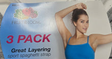 FRUIT OF THE LOOM LADIES SPAGHETTI STRAP COTTON SPORTS BRA STYLE 9036