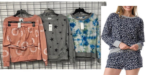 SPLENDID LADIES 2PC TOP W/SHORT PJ SET STYLE D-PJ-131