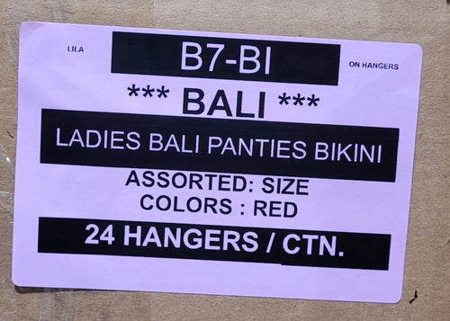 BALI LADIES PANTIES BIKINI STYLE B7-BI