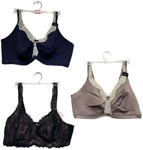 CURVY COUTURE LADIES UNDERWIRE & SOFT CUP BRAS STYLE RCC200