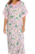 KAREN NEUBURGER LADIES LOUNGE SATIN CAFTAN STYLE D-KN-K-933