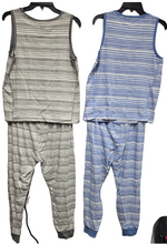 SPLENDID LADIES STRIPE 2PC JOGGER TANK STYLE D-PJ-121
