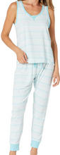 SPLENDID LADIES STRIPE 2PC JOGGER TANK STYLE D-PJ-121