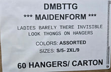 MAIDENFORM LADIES BARELY THERE INVISIBLE LOOK THONGS STYLE DMBTTG