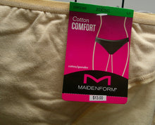 MAIDENFORM LADIES COTTON COMFORT BIKINI STYLE DMCOBK