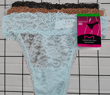 MAIDENFORM WOMEN'S LUXURIOUS LACE THONGS STYLE DMESLT-3