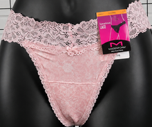 MAIDENFORM WOMEN'S LUXURIOUS LACE THONGS STYLE DMESLT-3