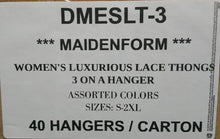 MAIDENFORM WOMEN'S LUXURIOUS LACE THONGS STYLE DMESLT-3