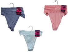 MAIDENFORM WOMEN'S LUXURIOUS LACE THONGS STYLE DMESLT