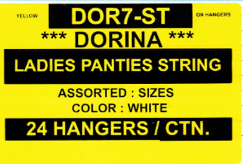 DORINA LADIES PANTIES STRING STYLE DOR7-ST