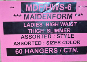 MAIDENFORM LADIES HIGH WAIST THIGH SLIMMER STYLE MDF/HWS-6