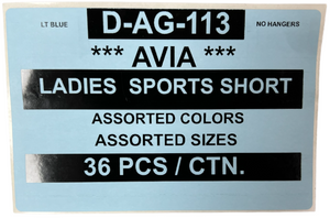 AVIA LADIES SPORTS SHORT STYLE D-AG-113