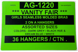 VANITY FAIR GIRLS SEAMLESS MOLDED BRAS STYLE AG-1220