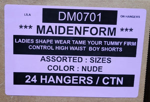MAIDENFORM LADIES SHAPE WEAR TAME YOUR TUMMY FIRM CONTROL HIGH WAIST BOY SHORT STYLE DM0701