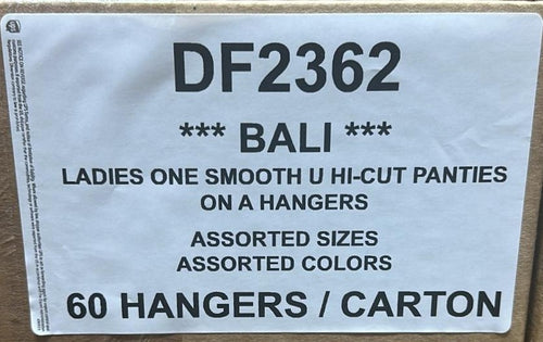 BALI LADIES ONE SMOOTH U HI-CUT PANTIES STYLE DF2362