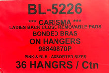 CARISMA LADIES BACK CLOSE REMOVABLE PADS BONDED BRAS STYLE BL-5226