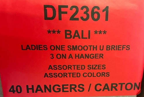 BALI LADIES ONE SMOOTH U BRIEFS STYLE DF2361-3