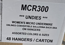 UNDIES WOMEN'S MICRO UNDERWIRE UNLINED CONVERTIBLE BALLERINA BACK BRA STYLE MCR300