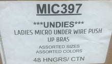 UNDIES LADIES MICRO UNDERWIRE PUSH UP BRAS STYLE MIC397