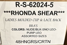 RHONDA SHEAR LADIES MOLDED CUP & LACE BACK BRAS STYLE R-S-62024-5