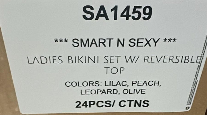 SMART N SEXY LADIES BIKINI SET W/ REVERSIBLE TOP STYLE SA1459