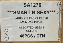 SMART N SEXY LADIES ZIP FRONT RACER BACK ONE PIECE STYLE SA1276