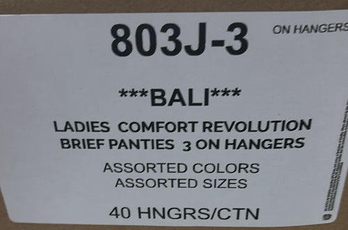 BALI LADIES COMFORT REVOLUTION BRIEF PANTIES STYLE 803J-3