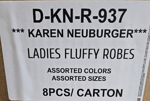 KAREN NEUBURGER LADIES FLUFFY ROBES STYLE D-KN-R-937
