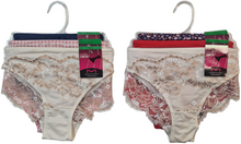 MAIDENFORM LADIES LACE TANGAS 3 ON A HANGER STYLE MF7-TAN-3