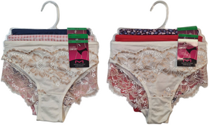 MAIDENFORM LADIES LACE TANGAS 3 ON A HANGER STYLE MF7-TAN-3