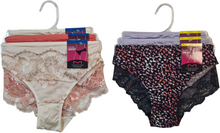 MAIDENFORM LADIES LACE TANGAS 3 ON A HANGER STYLE MF7-TAN-3