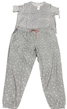 SPLENDID WOMENS SHORT SLEEVE AND LONG PANTS 2PC PJ SET STYLE R85D764
