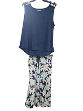 KAREN NEUBURGER WOMENS TANK AND CAPRIS PJ 2PC SET STYLE RFO671M
