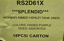 SPLENDID WOMEN'S RIBBED HENLEY TANK DRESS STYLE RS2D61X