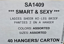 SMART & SEXY LADIES SHEER HI-LEG BRIEF PANTIES STYLE SA1409