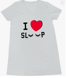 SMART N SEXY LADIES S/S LIGHT KNIT SLEEP SHIRTS STYLE SA847