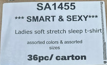 SMART & SEXY LADIES SOFT STRETCH SLEEP T-SHIRT STYLE SA1455