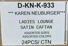 KAREN NEUBURGER LADIES LOUNGE SATIN CAFTAN STYLE D-KN-K-933
