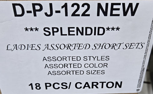 SPLENDID LADIES SHORT SETS STYLE D-PJ-122