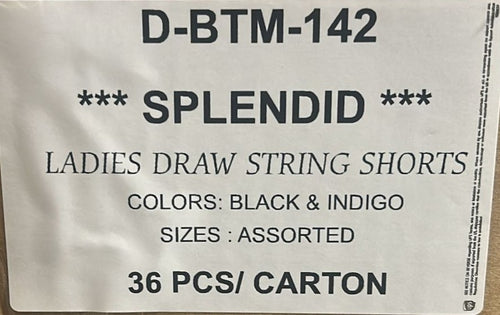 SPLENDID LADIES DRAW STRING SHORTS STYLE D-BTM-142